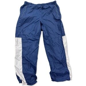 Y2K Nike Pants Men's M Blue Navy Silver Tag Track Activewear Outdoors